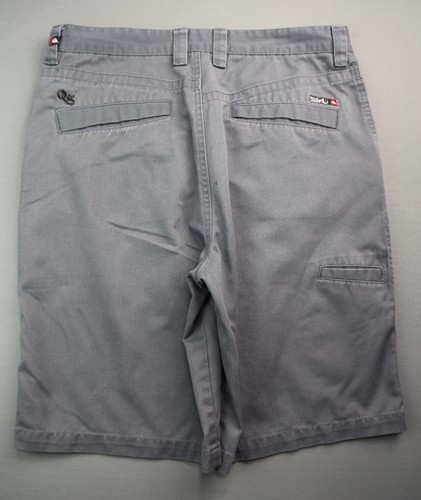 Men's Quiksilver Chino Shorts 6 Pocket Gray Size 33 - Picture 7 of 10