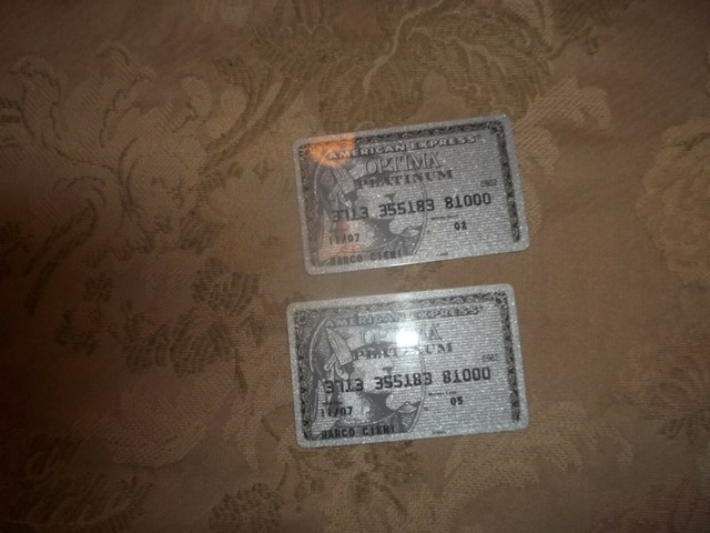 rare amex optima platinum credit cards eBay