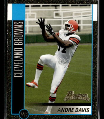 Andre Davis 2002 Bowman #120 Gold /50 Cleveland Browns
