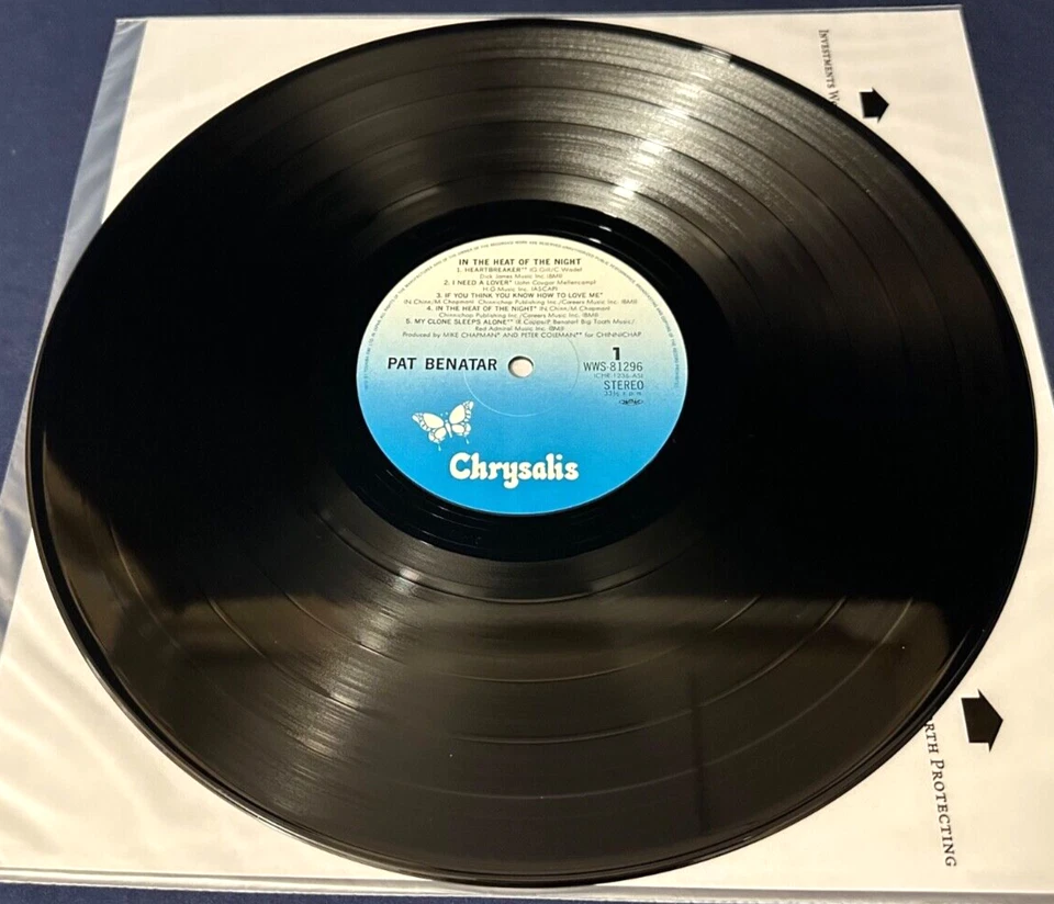 PAT BENATAR~IN THE HEAT OF THE NIGHT Japan 1st Press Obi Insert TOP SHELF NM - Image 2 of 4