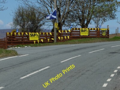 Foto 6x4 Nach dem SNP-Sieg Heribost Politisches Wahlkampfmaterial auf Display c2015