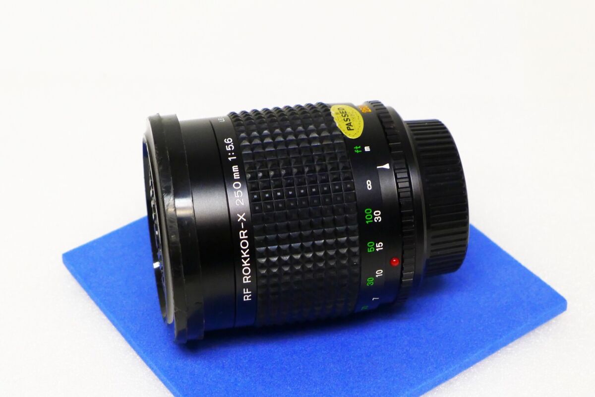 Minolta 250mm f5.6 RF Rokkor-X Reflex Mirror Lens w/Caps f Minolta 250mm f5.6 RF Rokkor-X Reflex Mirror Lens w/Caps f