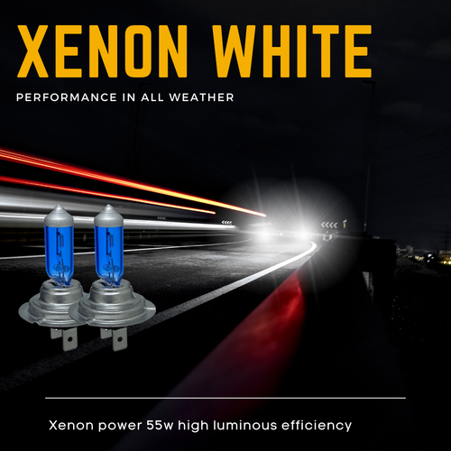 2 x H7 499 55w xénon super blanc HID mise à niveau phare paire d'ampoules 12 V - Photo 10 sur 13