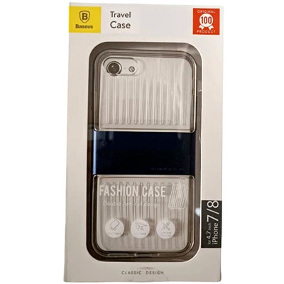 Baseus Fashion Clear Case for iPhone 6 6S 7 8 SE 2 3 Impact Shockproof Cover