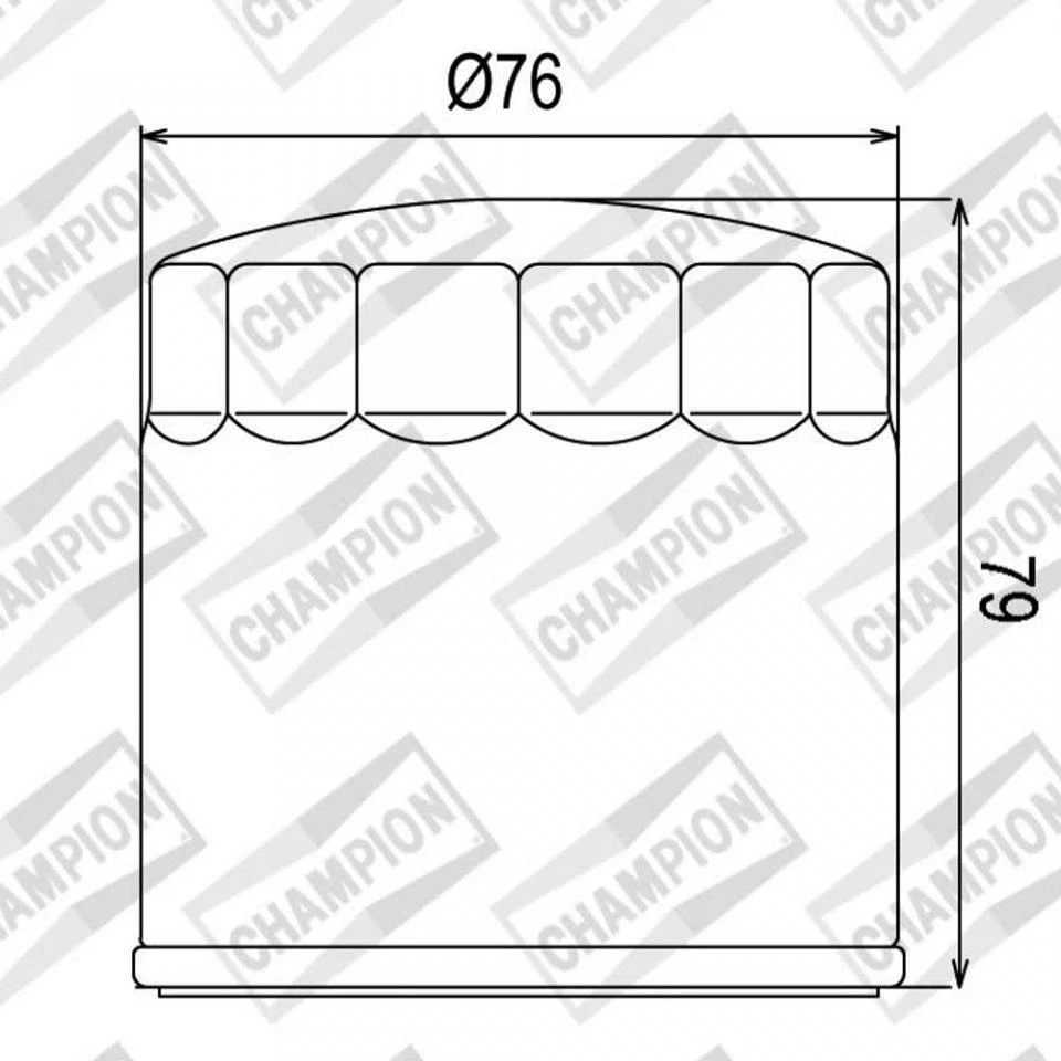 Filtre à huile Champion pour Moto BMW 1100 R R / RT Abs 1994 à 2001 Neuf - Photo 3/4