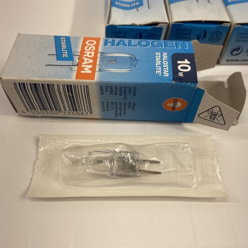 Case Of 5 Osram 64415-S (64415s) Halostar 10W 2-pin 12V G4 Axail Filament Bulb - Picture 5 of 5