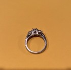 Diamond Three Stone 14kt White Gold Ring — photo 7
