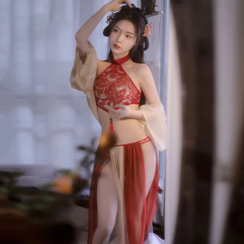 Sexy Damen-Dessous Hanfu Kleid Nachtwäsche Cosplay Kostüm Unterwäsche Nachtwäsche - Bild 5 von 6