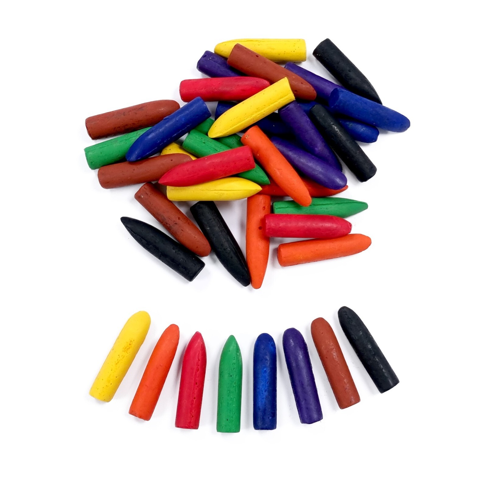 Major Brushes Z1030 Wax Chubby Crayons Pack 40 in 8 colours - Image 2