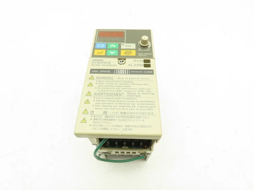 Omron 3G3MV-C2004 SYSDRIVE Inverter Variable Frequency AC Drive 230V 3Ph 0.2kW
