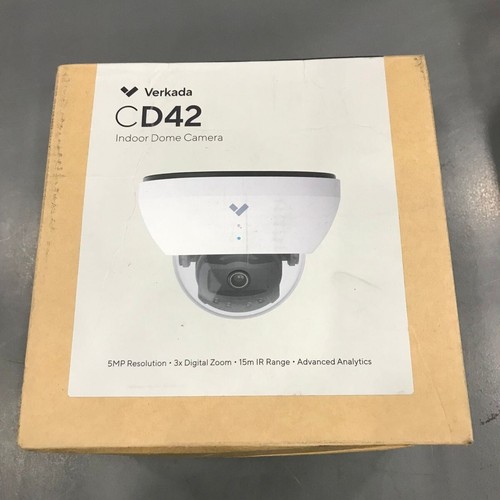 Cámara de seguridad domo interior Verkada CD42-256-HW, 5 MP, 256 GB de almacenamiento incorporado - Imagen 3 de 4