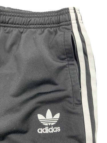 Adidas Youth Black 3-Stripes Track Pants With Elastic Waist Sz L - Picture 4 of 8