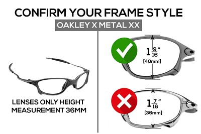 OAKLEY XX X-METAL PRIZM JADE REPLACEMENT LENSES AUTHENTIC KIT