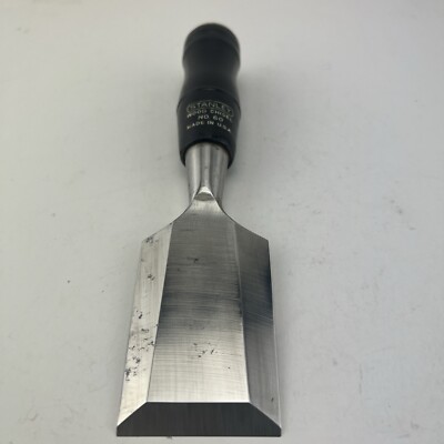 Vintage Stanley No.60 Bevel Edge Paring Chisel 2'' Wide Made In USA.