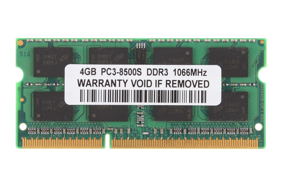 DDR3 RAM GB PC3-8500 1066MHz 204pin Laptop SODIMM Notebook