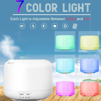 500ML Air Aromatherapy Humidifier USB Aroma Diffuser Essential Oil LED Purifier