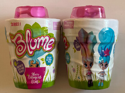 BLUME Flower Pot Doll w/10 Surprises Inside Series NEW Lot of  816322021476|