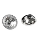 4.5'' Fog Light Passing Lamp  Cover Housing Clear Lens w/ Bulbs for Harley SU