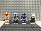 LEGO Star Wars set of 4 Clone Troopers phase 2, Commander Cody and Captain Rex