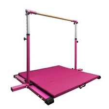 GLANT Gymnastic Kip Bar,Horizontal Bar for Kids Girls Junior,3' to 5' Adjustable