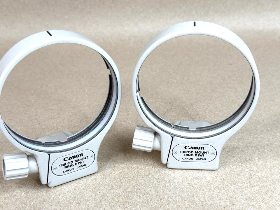 Par (2) Anillo de montaje de trípode Canon OME B(W) para Canon 70-200 mm f/2,8 L es II USM Foto 3 de 4