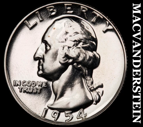 1954 Washington Quarter- Silver- Choice Gem Proof Luster No Reserve #J1469