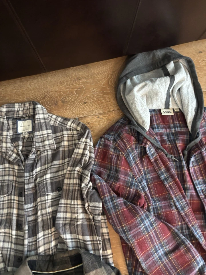 Vans, Santa Cruz, etc., 8 camisas patinadoras de manga larga para adolescentes talla L (6) M (2). Foto 4 de 4