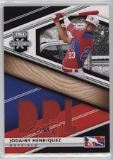 2020 Panini Elite Extra Edition DPL Material Black Jodainy Henriquez 19wa