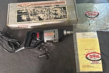 SIOUX TOOLS 3/8” ELECTRIC CORDED DRILL DOUBLE INSULATED HEAVY-DUTY NOS USA READ