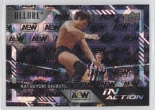 2024 Upper Deck Allure AEW In Action Logo 199/199 Katsuyori Shibata #IA-9 17rc