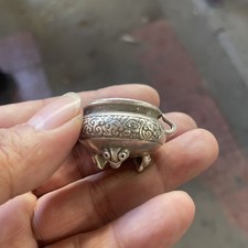 Antique Style Tibetan Silver Pendant Collectible Jewelry Accessory