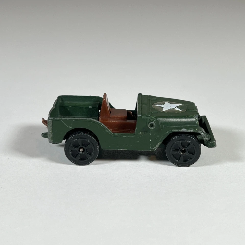 1976 Corgi Juniors Whizzwheels Military Willys Jeep Diecast 1:64 - For Repair - Image 4 of 4