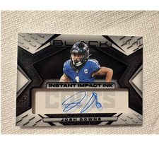 Panini 2025 Black Football Josh Downs Instant Impact Ink Auto /185 Colts NFL