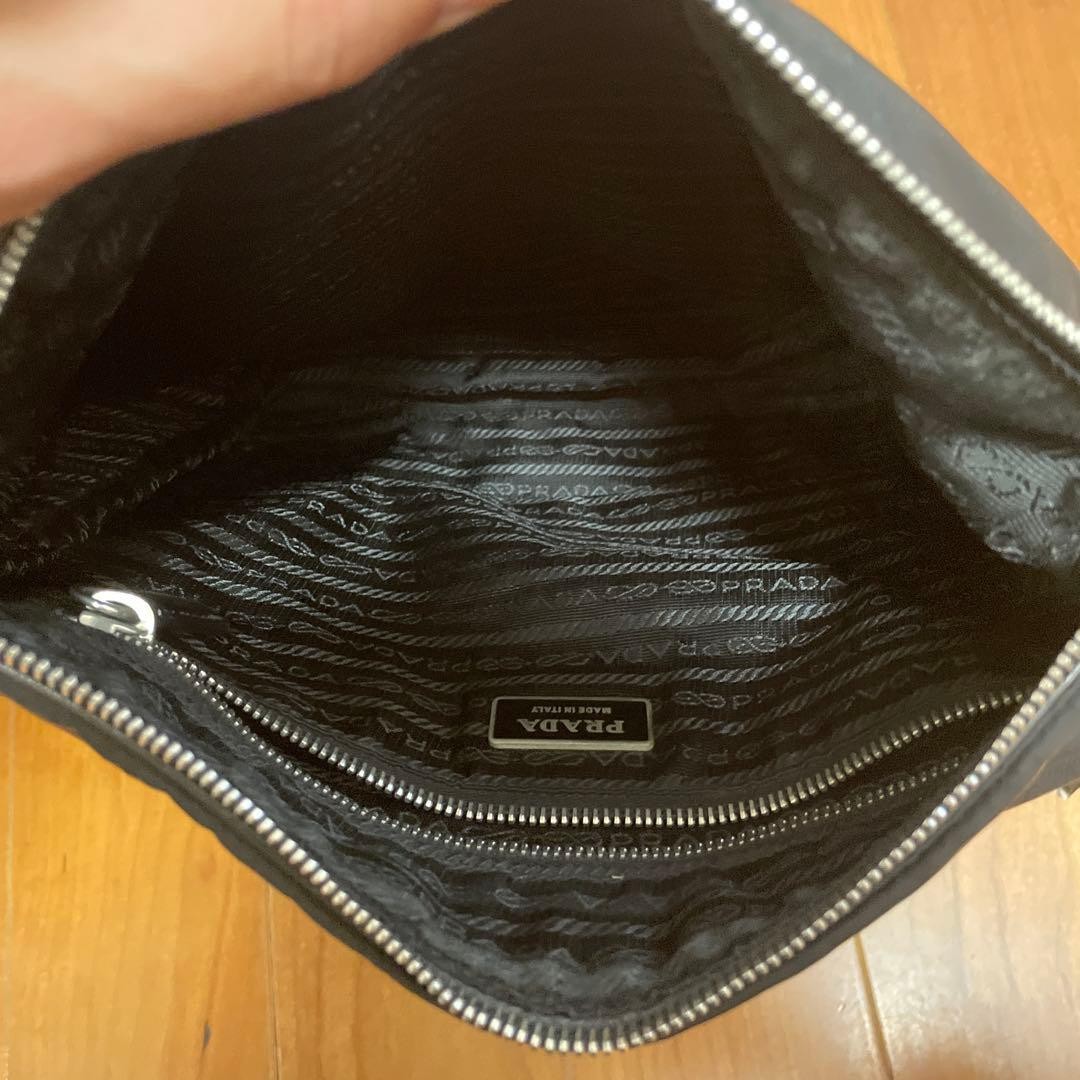 PRADA Shoulder Bag Crossbody BT0332 Black thumbnail 11