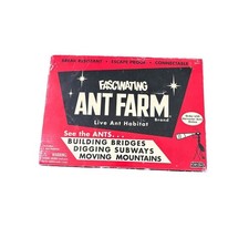 Vintage Fascinating Ant Farm Live Ant Habitat Uncle Milton Complete Box