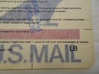 USPS Mail Vehicle - Truck Decal - Vintage - Label 5-L, August 1992 - LB - New — photo 3