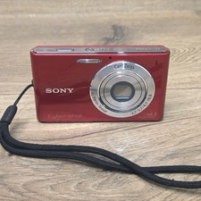 SONY Cyber-Shot DSC-W330 14.1MP Digital Camera Red Tested