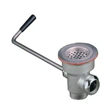 Component Hardware Group D50-4151 Waste Drain 1.5" SS NPT 3 Sink Twist