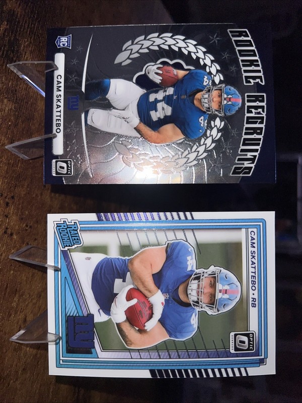 25 Panini Optic-2 Card Lot Cam Skattebo-rookie Recruits + Base