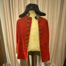 British 19th Century Red Military Tunic Jacket and Hat