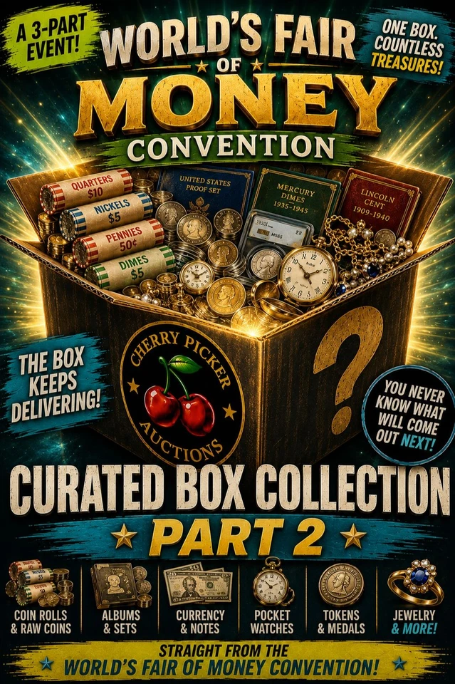 Cherry Picker Auctions -World's Fair Of Money Curated Box - Part 2