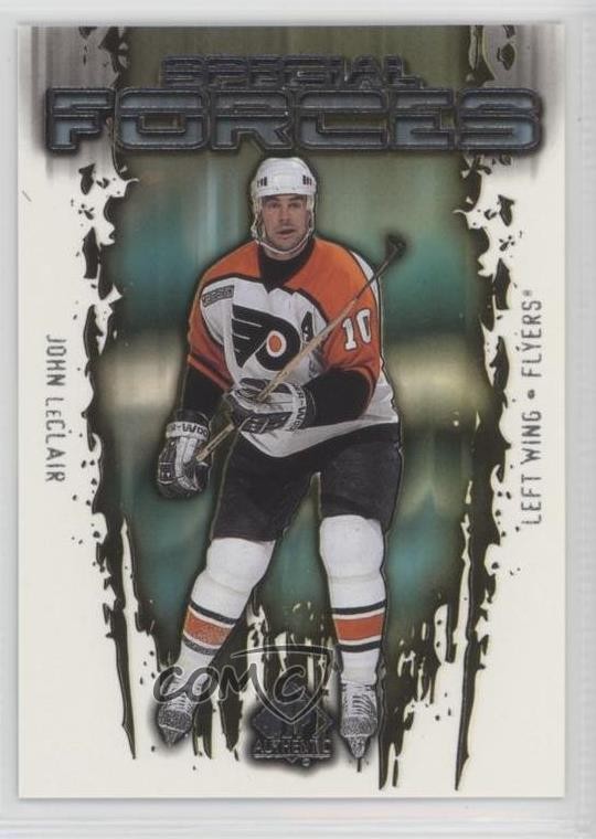 2000-01 SP Authentic Special Forces John LeClair #SF5 3c7