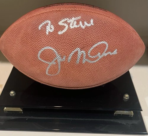 Joe Montana Signed (Personalized) Official Wilson NFL Football S