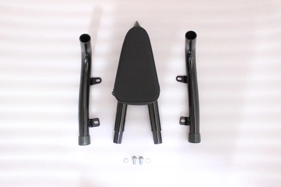 Passenger Backrest Sissy bar Black Bagger For Honda Fury VT1300CX 2010-2024 1.25 - Image 4 of 4