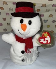 Snowball the Snowman Ty Beanie Baby VINTAGE & RETIRED 1996 PVC Pellets MWTP