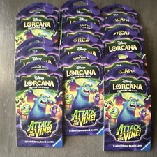 Ravensburger Disney Lorcana TCG Attack of the Vines 12 Boosters English-5 packs