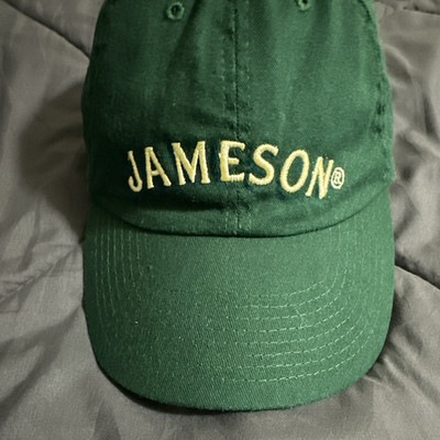 Jameson Green Adjustable Baseball Cap Hat Distillery Theme 100% Cotton