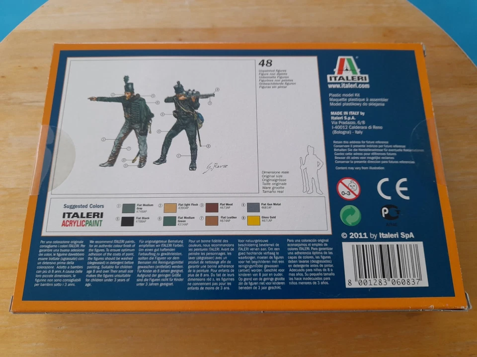 Italeri 1/72 BRITISH 95th REGT "GREEN JACKETS" Napoleonic Figures set 6083  - Image 4 of 4