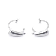 Stainless Steel Gothic Sharp Teeth Lip Clip for Women Men Punk Non Piercing Fake