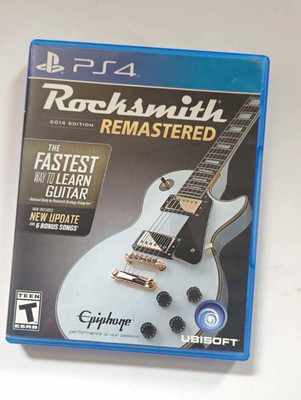 Ubisoft Rocksmith 2014 Edition Remastered PS4 Guitar Music NTSC-U/C 2016